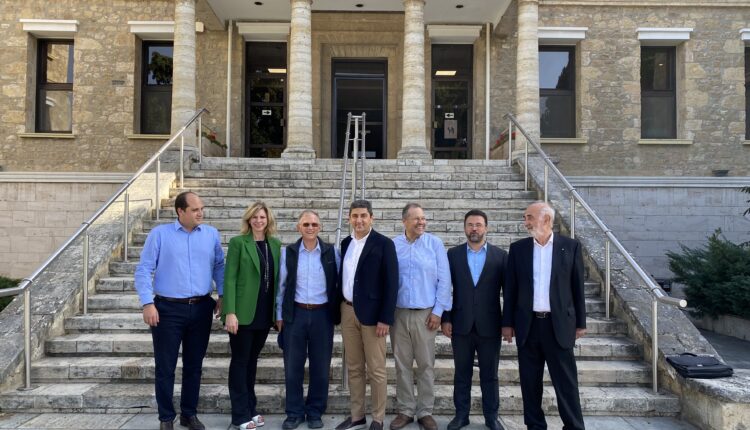 Επίσκεψη Λευτέρη Αυγενάκη στην Αμερικανική Γεωργική Σχολή